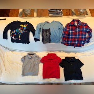 👕 3T Boys Shirt Bundle | 6-Piece Lot | Gap • Hanna Andersson • Old Navy